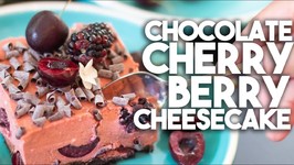 Chocolate Cherry Berry Cheesecake
