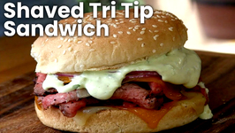 Shaved Tri Tip Sandwich Recipe (On the PK Grill)