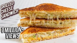 Grilled Cheese Sandwich Recipe - Perfect Grilled Cheese Sandwich On A Pan - Snack Recipe - Ruchi