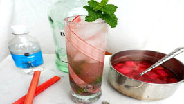 Cocktail Recipe - Rhubarb Mojito