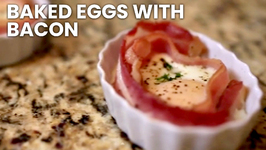 How to make Baked Eggs with Bacon - Learn to Cook Series