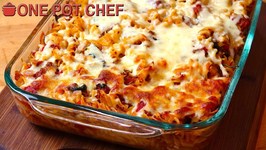 Cheesy Beef And Spinach Pasta Bake