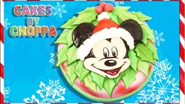 Mickey Mouse Christmas Cake  (How To)