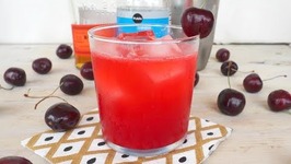 Cocktail Recipe-Cherry Bourbon Fizz