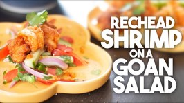 Crispy Rechad Shrimp / With Goan Salad