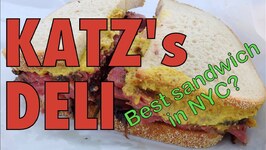 Katz's Deli - Eating Pastrami And Corned Beef Meat Sandwiches In New York City