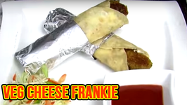 Veg Cheese Frankie  Quick Easy To Make Snack  Popular Street Food Recipe By Ruchi Bharani