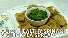 Quick Healthy Spinach & Chickpea Spread