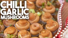 Hakka Chilli Garlic Mushrooms - Vegetarian Vegan