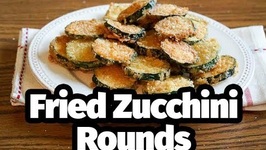 Fried Zucchini Rounds