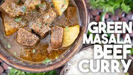 Tasty And Easy Green Masala Beef Curry