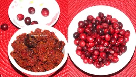 Hot Cranberry Pickle -Tikha Achar
