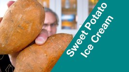 Sorghum Roasted Sweet Potato Ice Cream