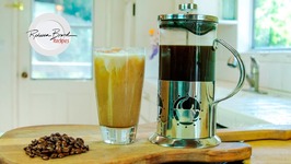 How To Make A Chocolate Vanilla Cream Cold Brew Iced Coffee With A French Press