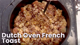 Dutch Oven French Toast Monkey Bread Style