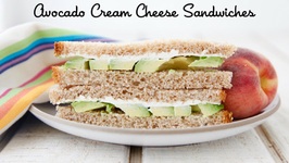 Avocado Cream Cheese Sandwiches - Healthy School Lunch