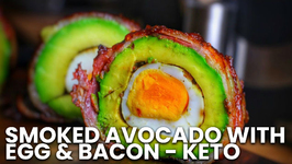 Smoked Avocado With Egg And Bacon - Keto