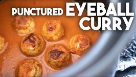 I Made Punctured Eyeball Curry With The Blood Of Humans - Halloween Special - Egg Curry