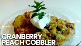 Cranberry-Peach Cobbler
