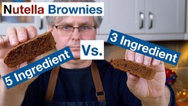 3 Ingredient Vs. 5 Ingredient Nutella Brownies