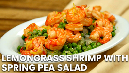 Lemongrass Shrimp With Spring Pea Salad