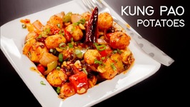 Kung Pao Potatoes - Chilli Potato Chinese Indo Style