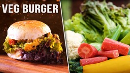 Burger Recipe Vegetarian - Tandoori Veg Burger On Tawa - Outdoor Cooking Ideas