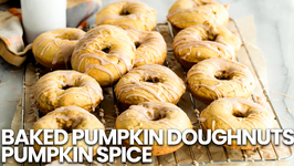 Baked Pumpkin Doughnuts - Pumpkin Spice Recipe