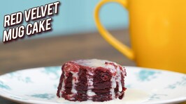 Red Velvet Mug Cake - Recipe How to Make Egg less Mug Cake - 2 Mins Mug Cake Recipe - Bhumika