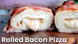Rolled Bacon Pizza