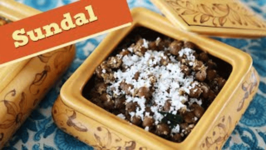 Sundal/Usli / Healthy South Indian Snack Recipe / Divine Taste With Anushruti