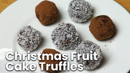 Christmas Fruit Cake Truffles