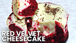 Red Velvet Cheesecake - Eggless