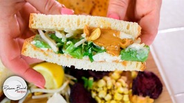 Vegan - Gluten Free Healthy School Lunch - Pad Thai Sandwich