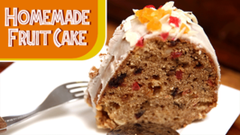 Homemade Fruit Cake / Easy Eggless Cake Recipe / Divine Taste With Anushruti