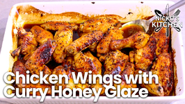 Chicken Wings with Curry Honey Glaze