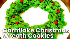 Cornflake Christmas Wreath Cookies