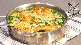 Creamy Tuscan Garlic Chicken / One Pan Family Meal