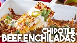 Delicious Chipotle Beef Enchiladas