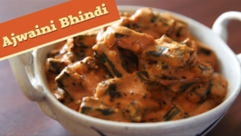 Ajwaini Tamatar Bhindi / Okra In Carom Spiced Tomato Sauce / Divine Taste With Anushruti