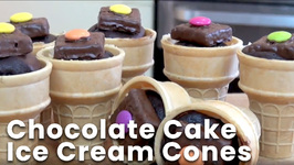 Chocolate Cake Ice Cream Cones