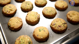 Eggless Saffron Cookies / Divine Taste With Anushruti