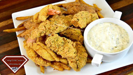 Easy Fried Fish And Shrimp With Homemade Tartat Sauce