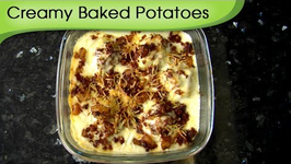 Baked Potato In Creamy Sauce - A Recipe By Ruchi Bharani - Vegetarian HD