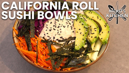 California Roll Sushi Bowls / Low Carb - Keto / California Roll In A Bowl