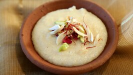 Phirni Recipe - How To Make Firni At Home - Indian Dessert Recipe - Smita Deo