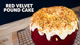 Best Red Velvet Pound Cake W/ Whipped Cream Cheese Frosting - Holiday Series