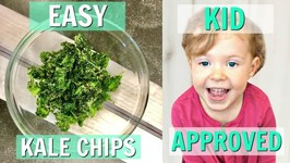 Easy Air Fryer Kale Chips - Healthy Snack For Children