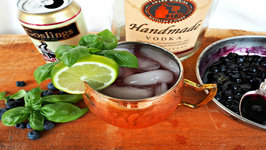 Cocktail - Blueberry Basil Moscow Mule