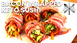Bacon Wrapped Keto Sushi - Keto And Low Carb Snack